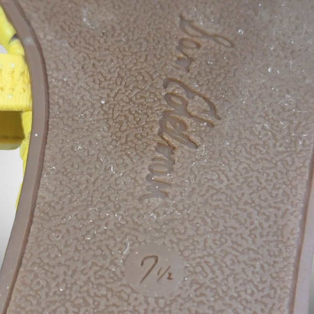 Sam Edelman New Women's Beckie 2 Slide Sandal Yellow - Size: 7.5 - Picture 8 of 11